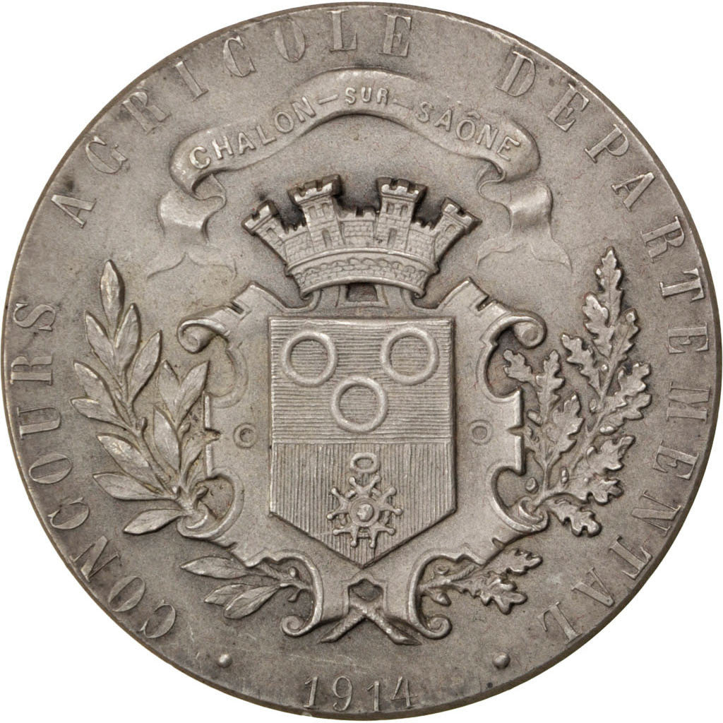 FRANCE, Business & industry, French Third Republic, Medal, 1914, AU(50-53),...
