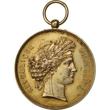 France, Medal, French Third Republic, Arts & Culture, 1883, TTB+, Vermeil