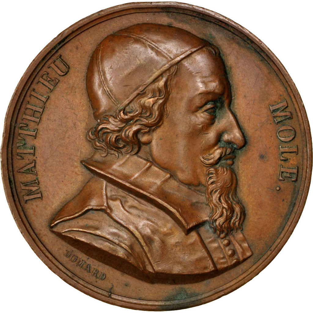 FRANCE, History, Louis XVIII, Medal, 1821, AU(50-53), Domard, Copper, 38.70