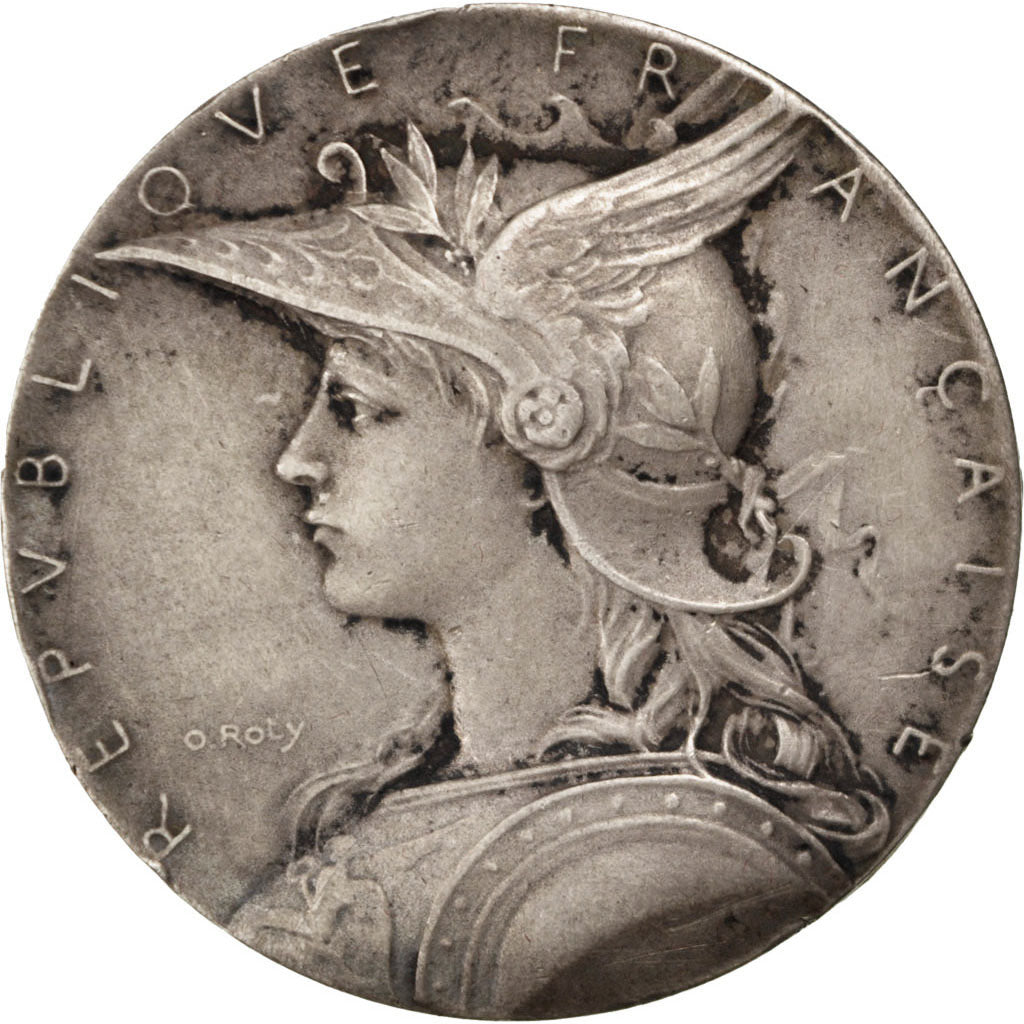 FRANCE, Politics, Society, War, French Third Republic, Medal, AU(55-58), Roty,..