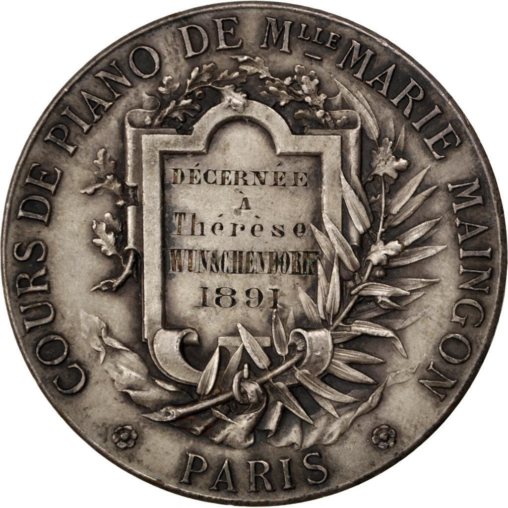 Cours de Piano, Médaille