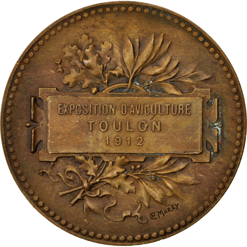 France, Medal, French Third Republic, Business & industry, 1912, Marey