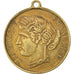 France, Medal, French Third Republic, Politics, Society, War, 1882, TTB+, Cuivre