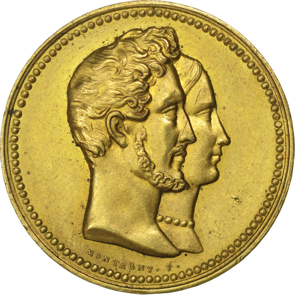FRANCE, Politics, Society, War, Louis Philippe I, Medal, 1837, AU(55-58),...