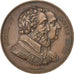 France, Medal, Louis XVIII, Politics, Society, War, Gayrard, AU(55-58), Copper