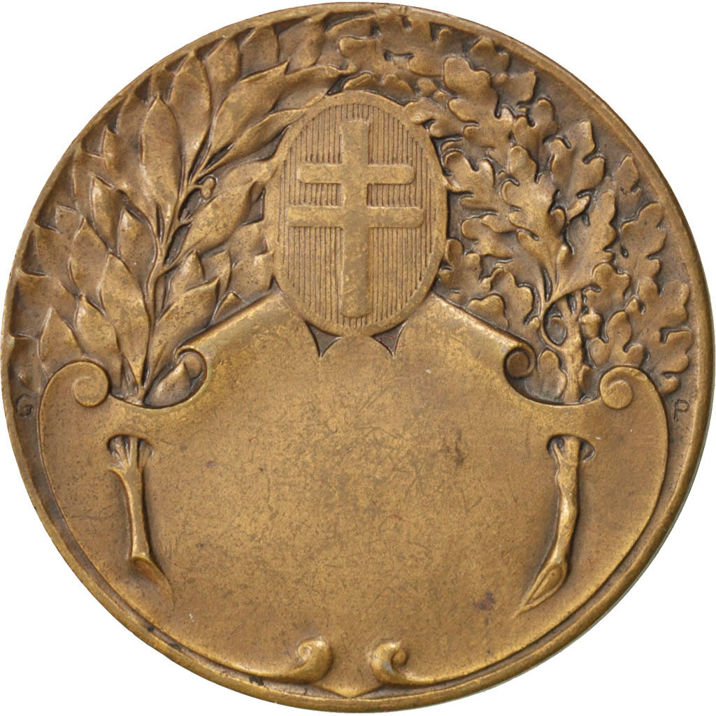 FRANCE, History, French Third Republic, Medal, 1914, AU(55-58), Prud'homme,...