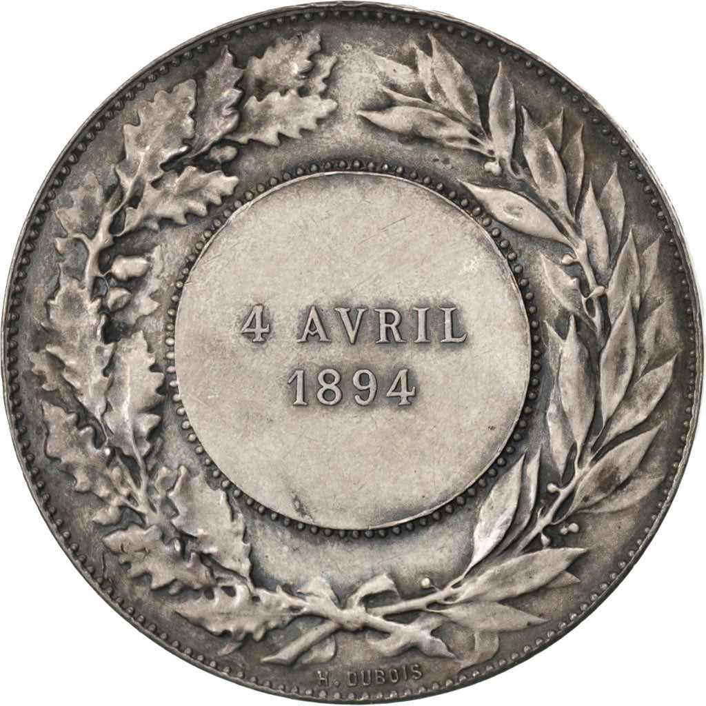 FRANCE, Politics, Society, War, French Third Republic, Medal, 1894, AU(50-53),..