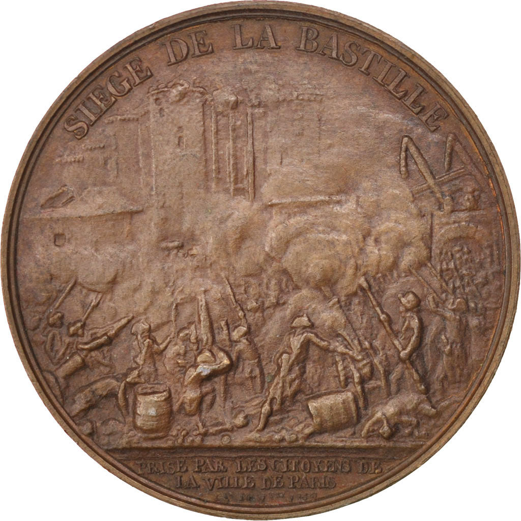 France, Medal, Louis Philippe I, History, 1840, Rogat, AU(55-58), Copper