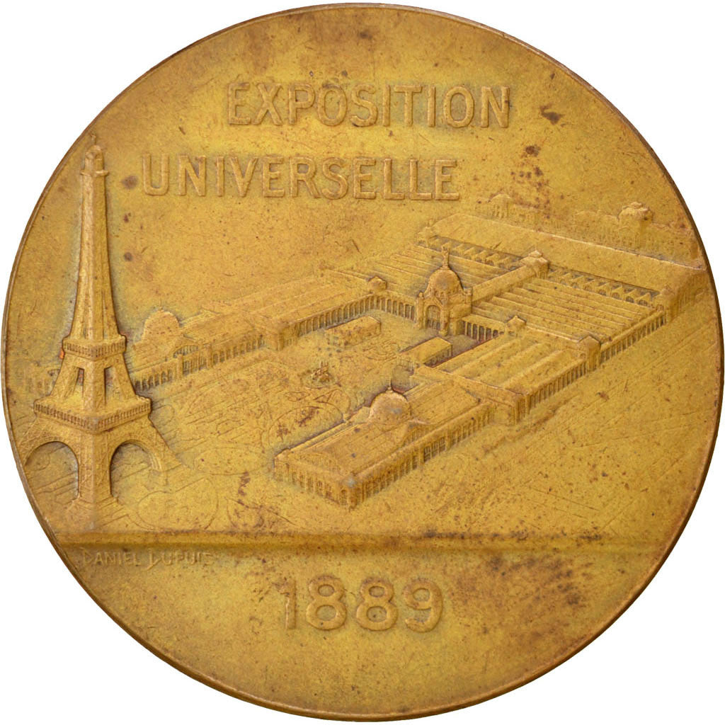 France, Medal, French Third Republic, Sciences & Technologies, 1889, Oudiné