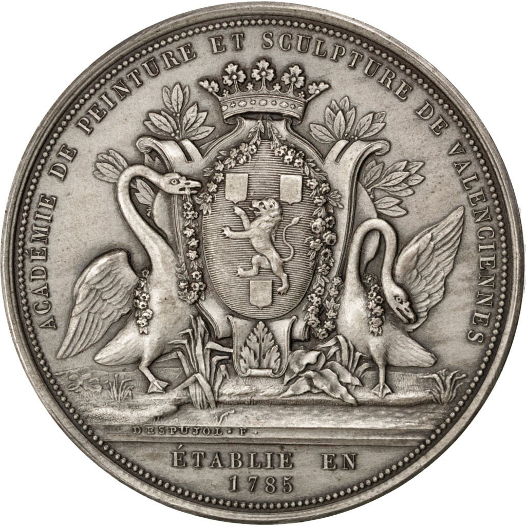 FRANCE, Arts & Culture, French Third Republic, Medal, 1927, AU(55-58), Silver,..