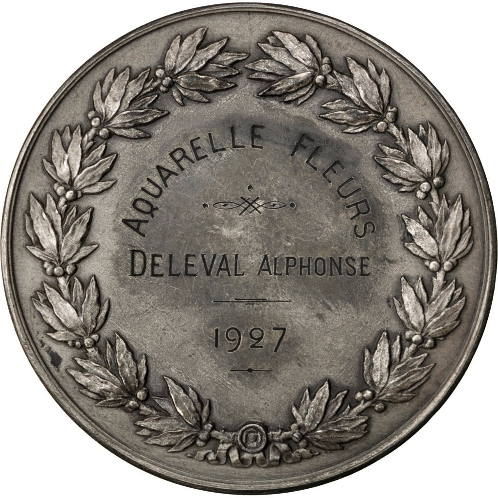 FRANCE, Arts & Culture, French Third Republic, Medal, 1927, AU(55-58), Silver,..