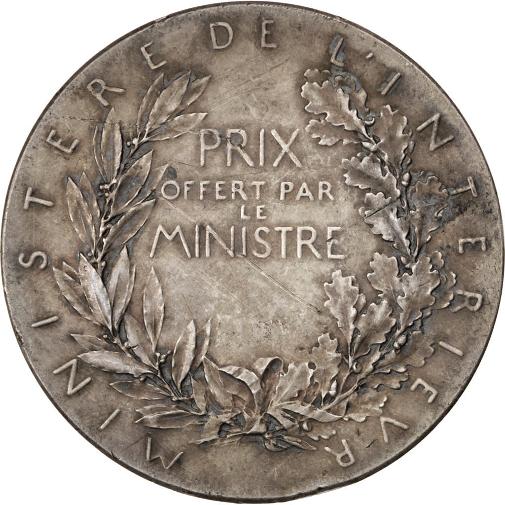 FRANCE, Politics, Society, War, French Third Republic, Medal, AU(50-53), Roty,..