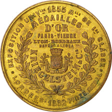 FRANCE, Sciences & Technologies, Second French Empire, Medal, 1862, AU(50-53),..