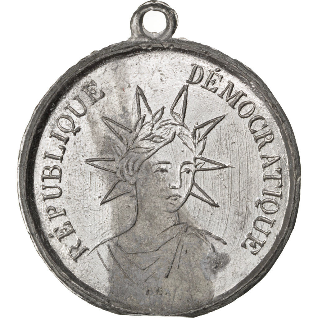France, Medal, French Second Republic, Politics, Society, War, 1848, AU(55-58)