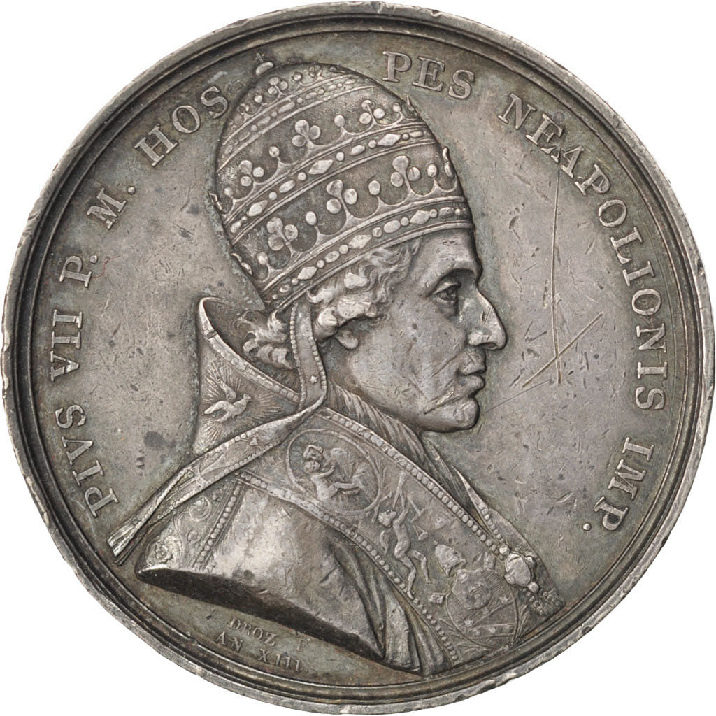 FRANCE, Religions & beliefs, First French Empire, Medal, 1809, AU(50-53), Droz,.