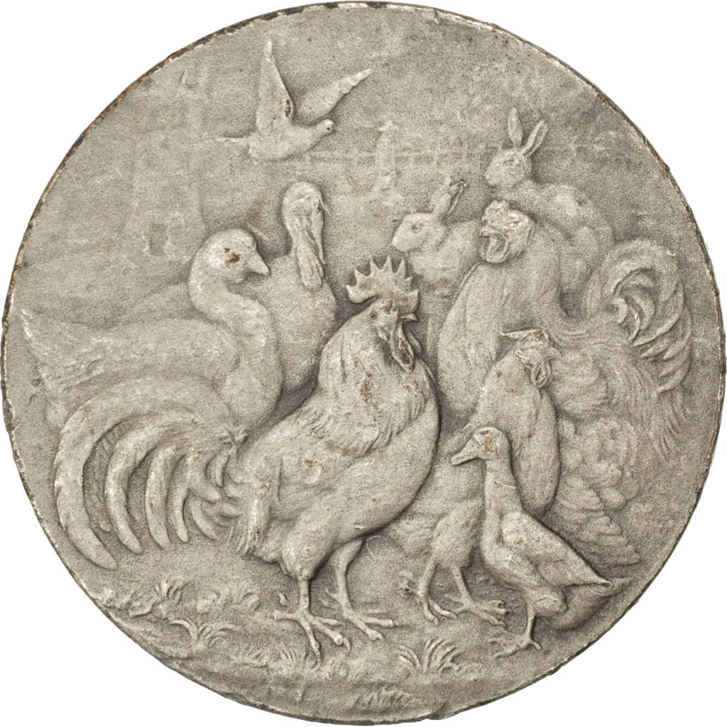 France, Medal, French Fifth Republic, Fauna, AU(50-53), Bronze