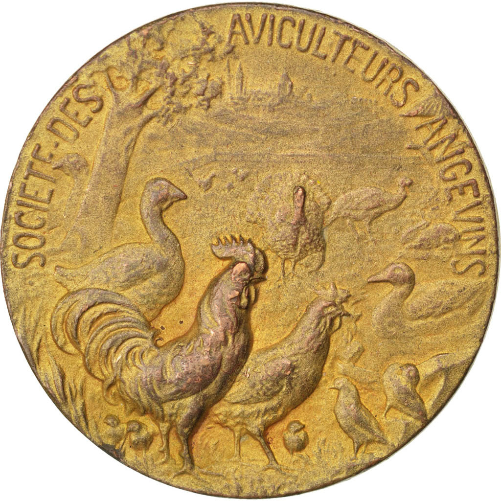 France, Medal, French Third Republic, Business & industry, 1912, AU(50-53)