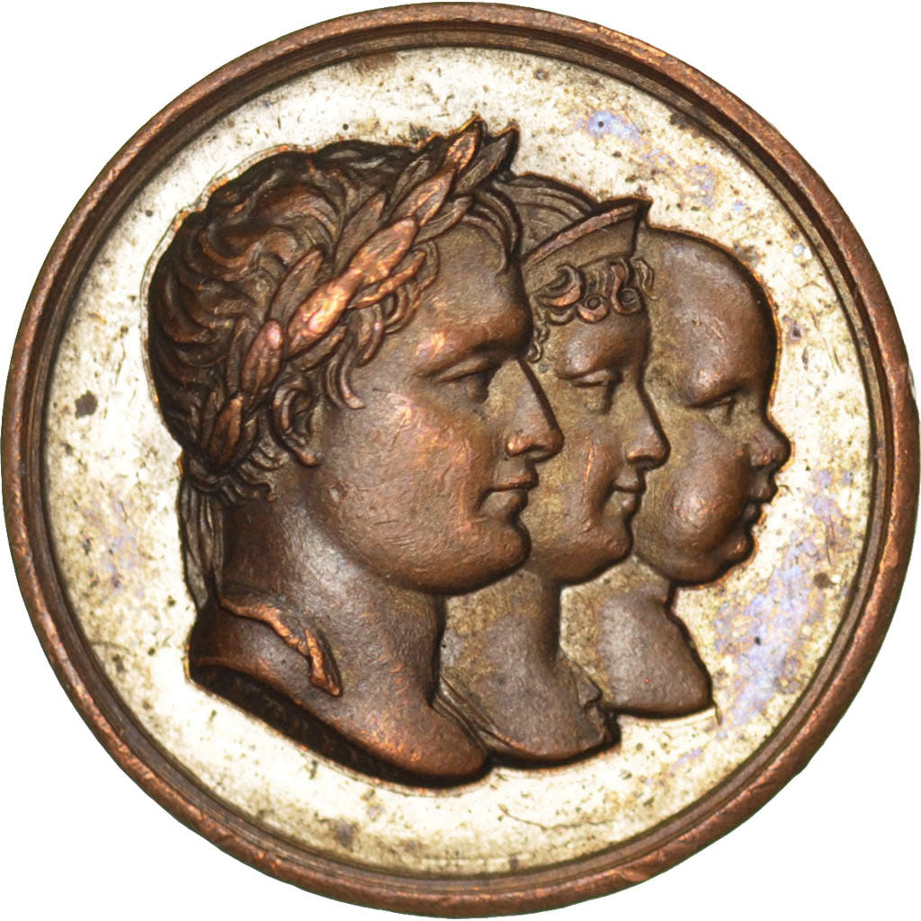FRANCE, Politics, Society, War, Hundred Days, Medal, 1815, MS(60-62), Bronze,...
