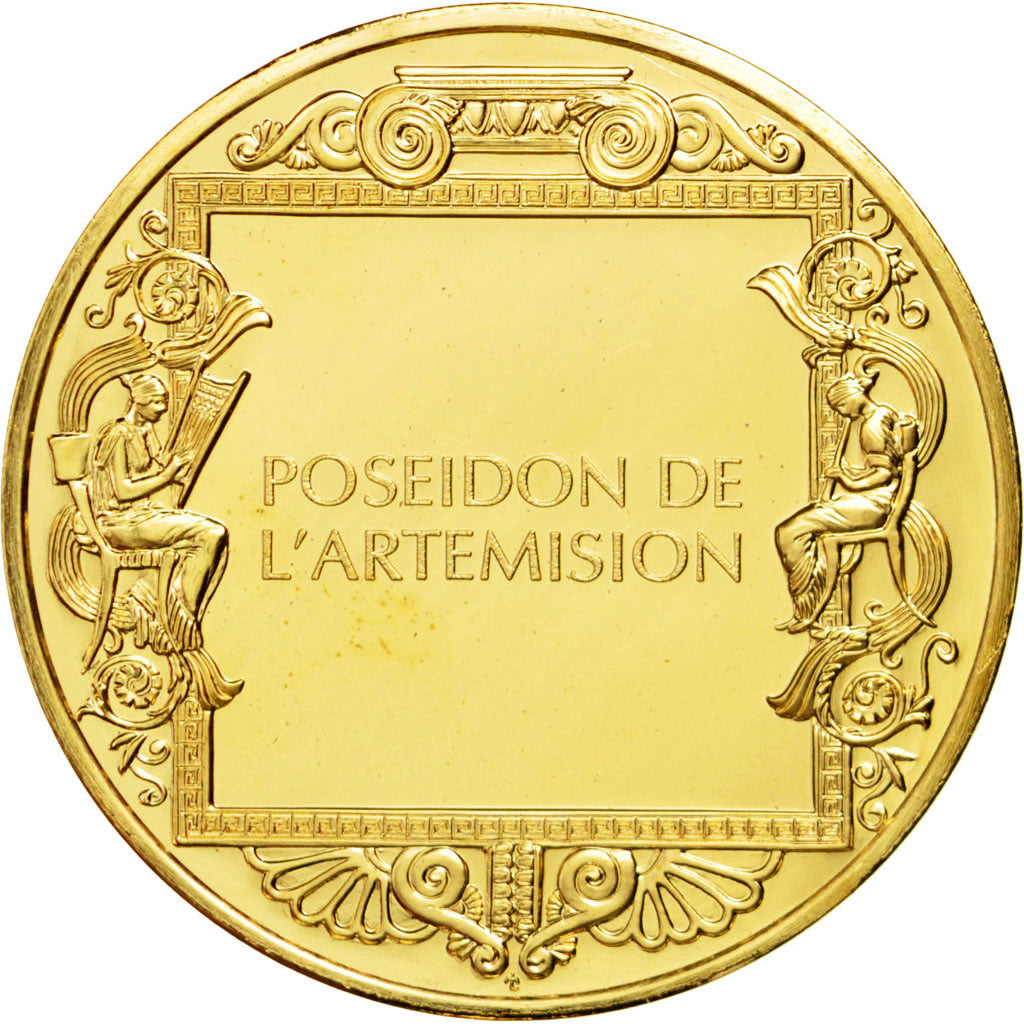 Poséidon de l'Artemision, Médialle