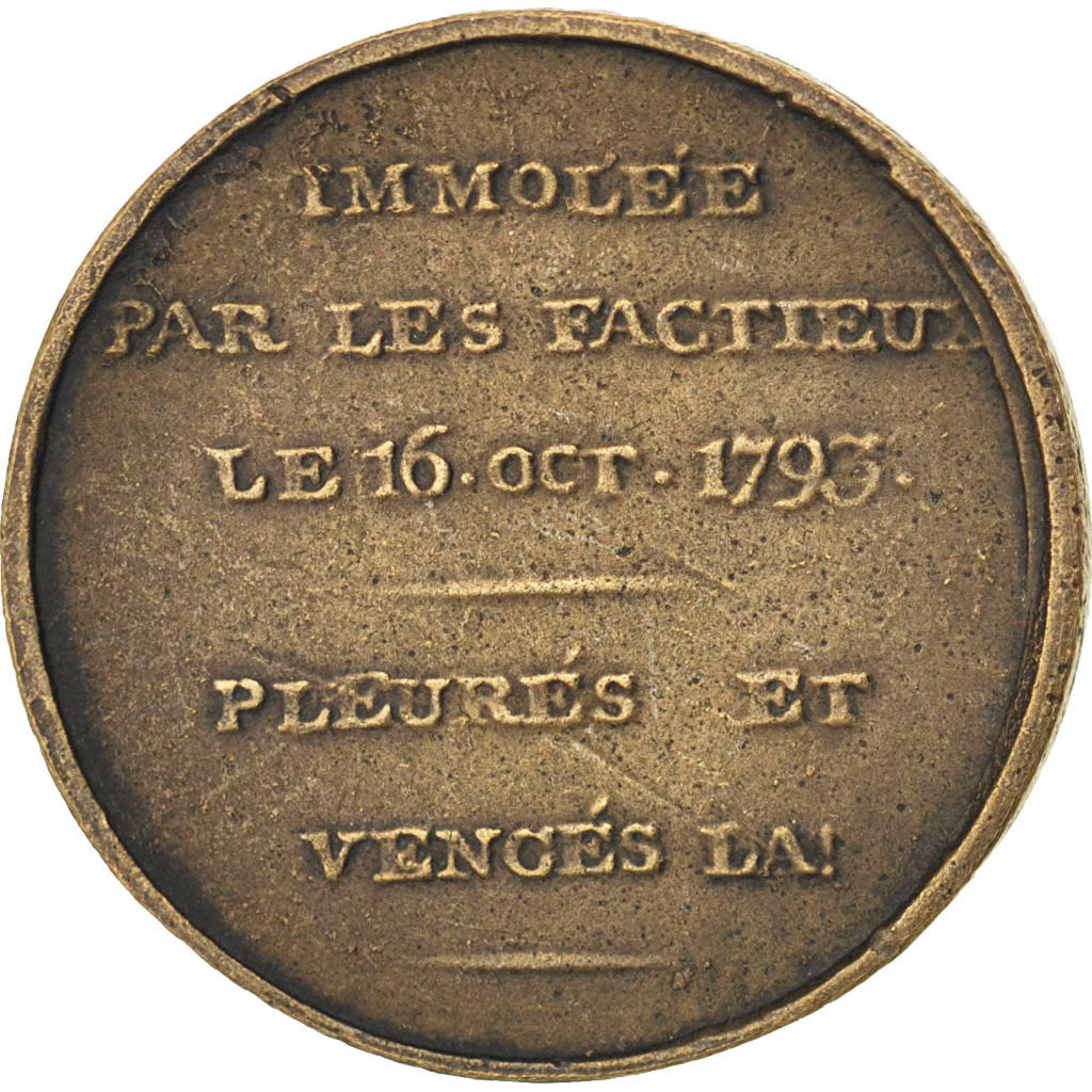 Marie Antoinette, Médaille