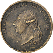 FRANCE, Politics, Society, War, National Convention, Medal, 1793, EF(40-45),...