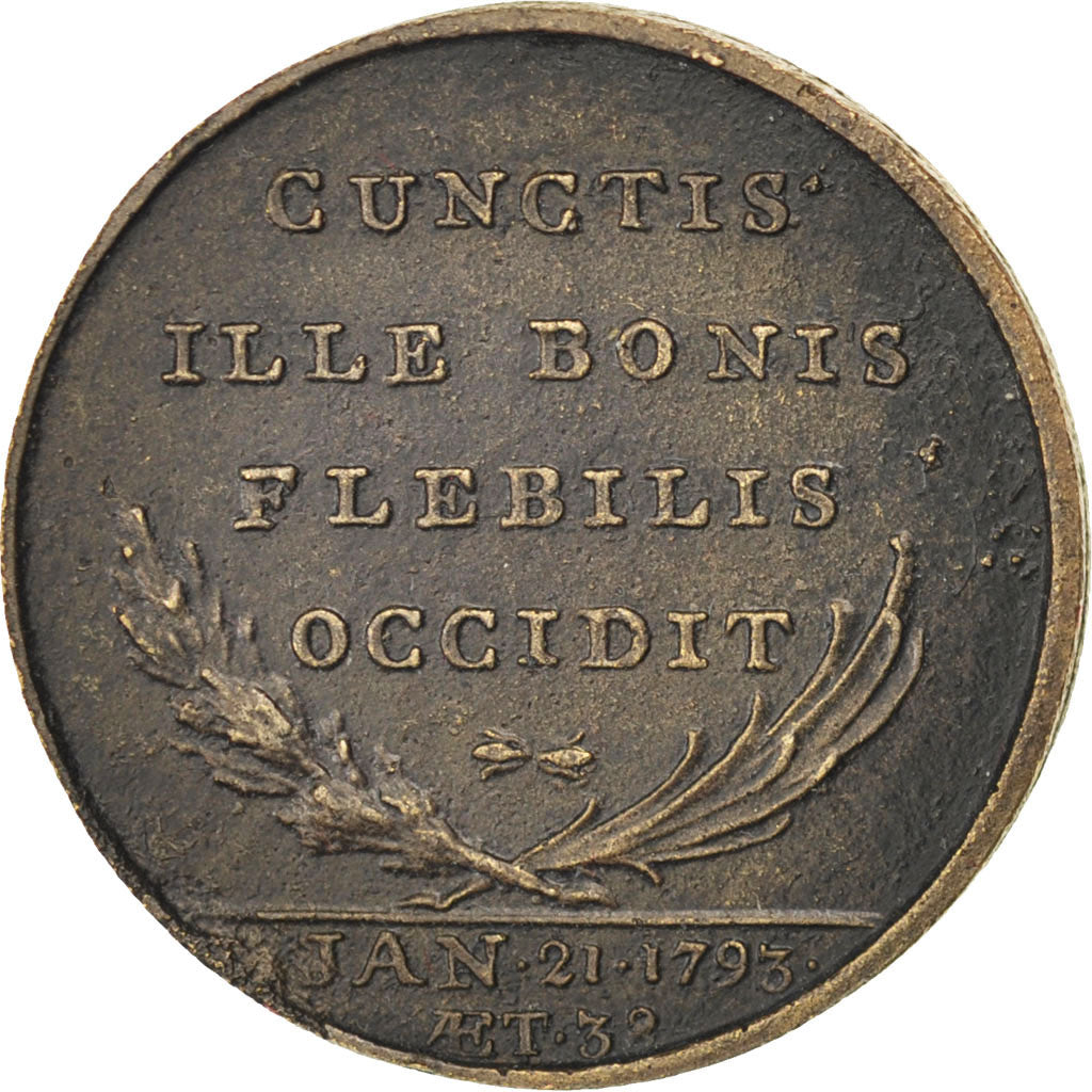 FRANCE, Politics, Society, War, National Convention, Medal, 1793, EF(40-45),...