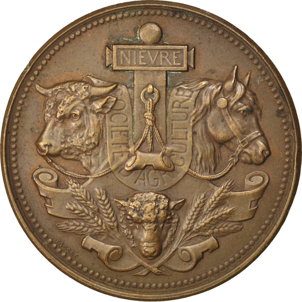 FRANCE, Business & industry, French Third Republic, Medal, 1899, AU(50-53),...