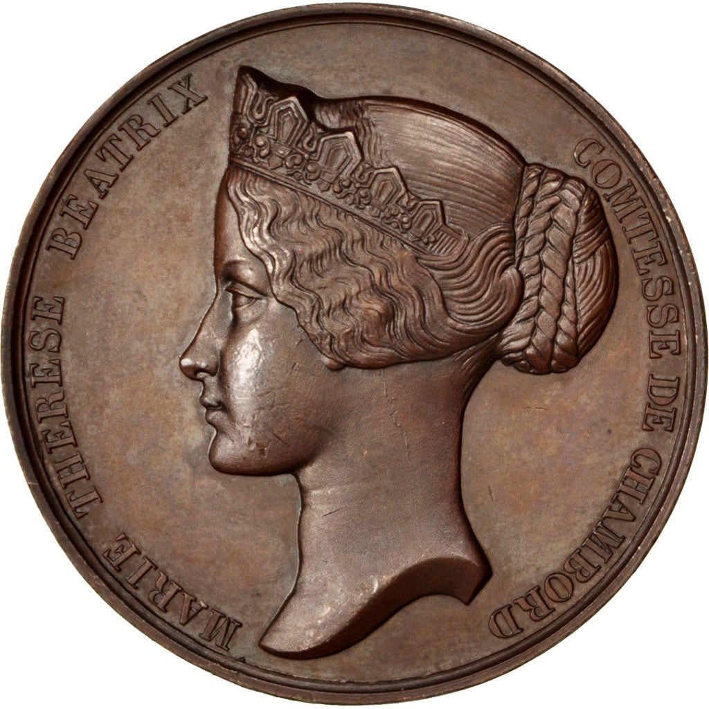 Marie Thérèse Comtesse de Chambord et Henri de France, Médaille