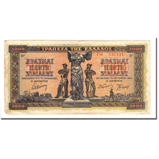 Banknote, Greece, 5000 Drachmai, 1942-06-20, KM:119a, VF(20-25)