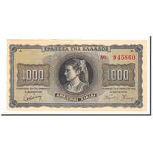 Geldschein, Griechenland, 1000 Drachmai, 1942-08-21, KM:118a, VZ