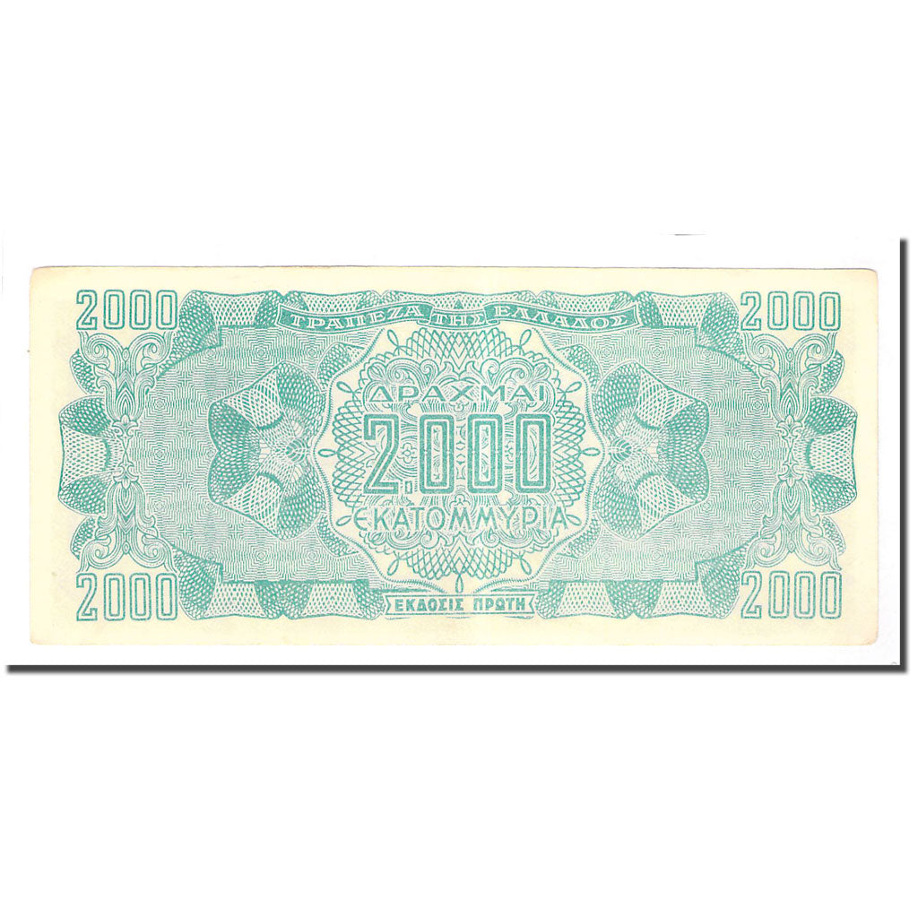 Billet, Grèce, 2,000,000,000 Drachmai, 1944-10-11, KM:133a, TTB