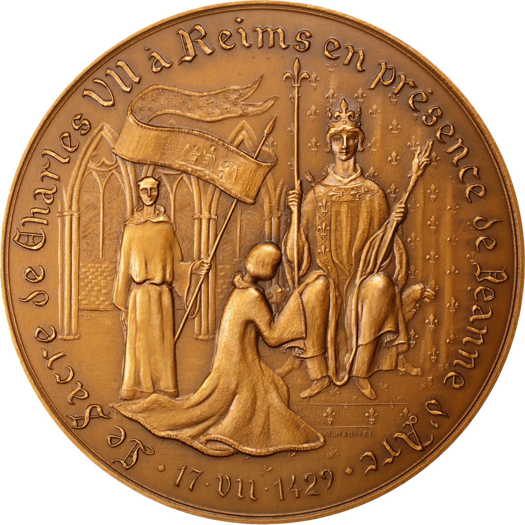 France, Medal, French Fifth Republic, History, 1979, Mauviel, SUP+, Bronze
