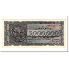 Geldschein, Griechenland, 5,000,000 Drachmai, 1944-09-09, KM:128a, VZ