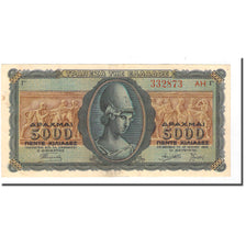 Banknote, Greece, 5000 Drachmai, 1943-07-19, KM:122a, EF(40-45)