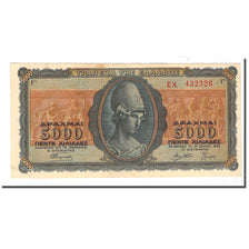 Banknote, Greece, 5000 Drachmai, 1943-07-19, KM:122a, EF(40-45)