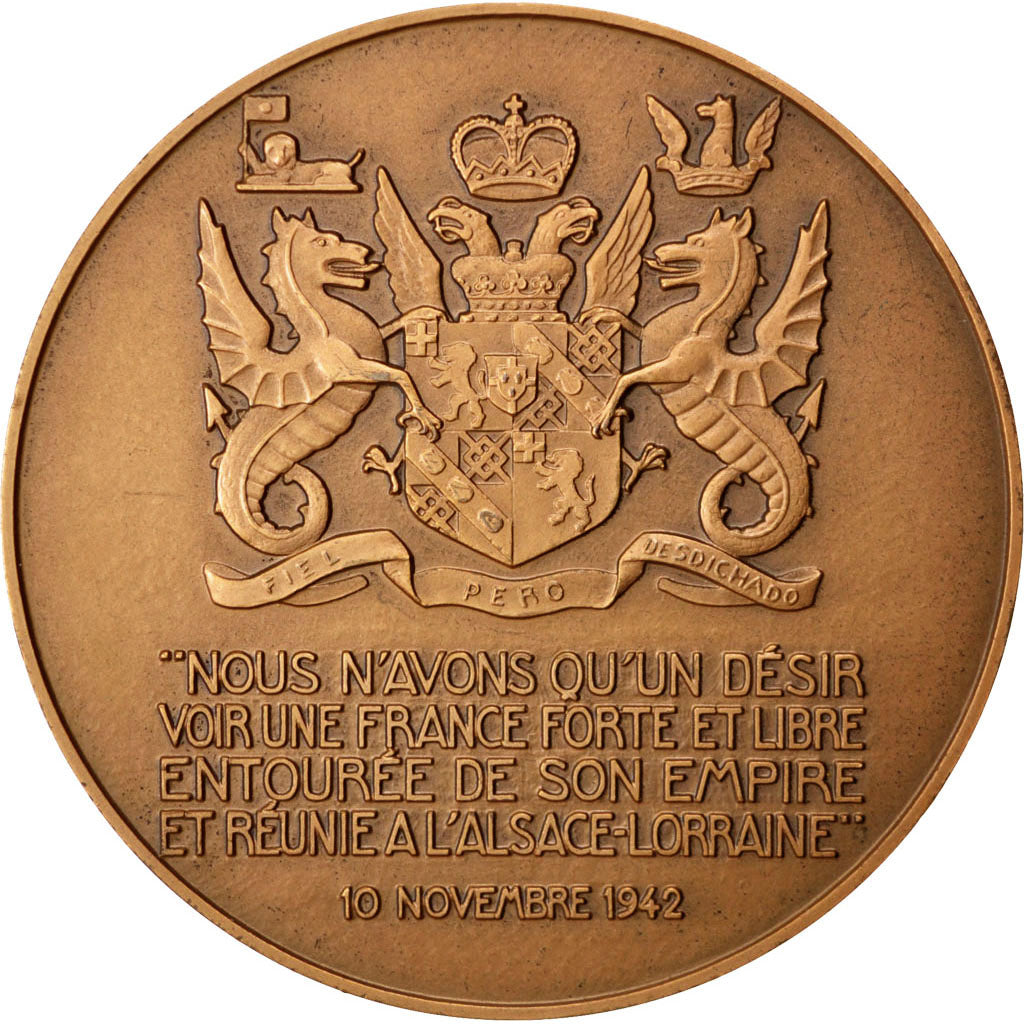 FRANCE, History, French Fifth Republic, Medal, MS(60-62), Turin, Bronze, 68,...