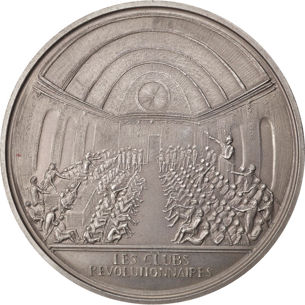 France, Medal, French Fifth Republic, History, 1989, MS(60-62), Bronze