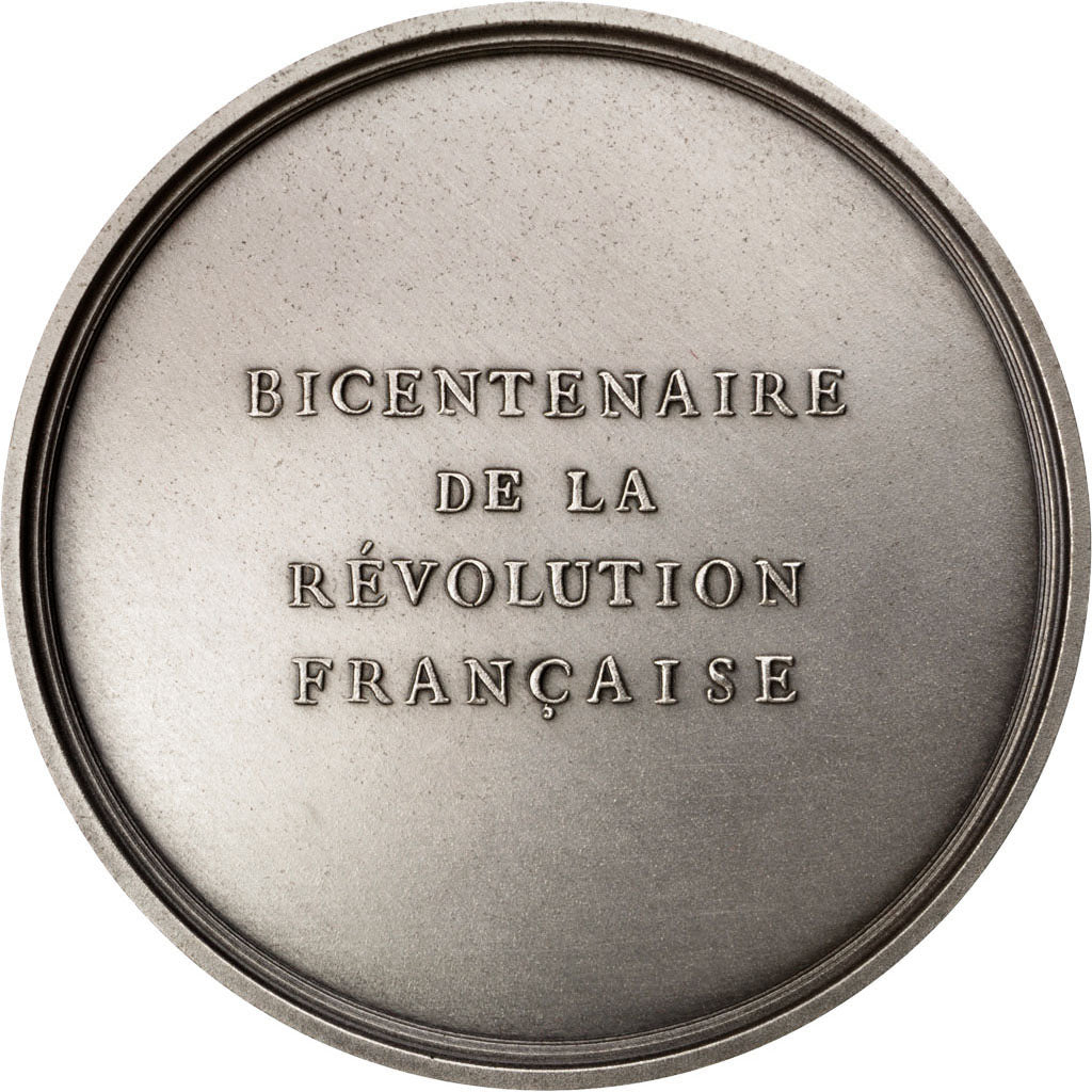 France, Medal, French Fifth Republic, History, 1989, MS(60-62), Bronze