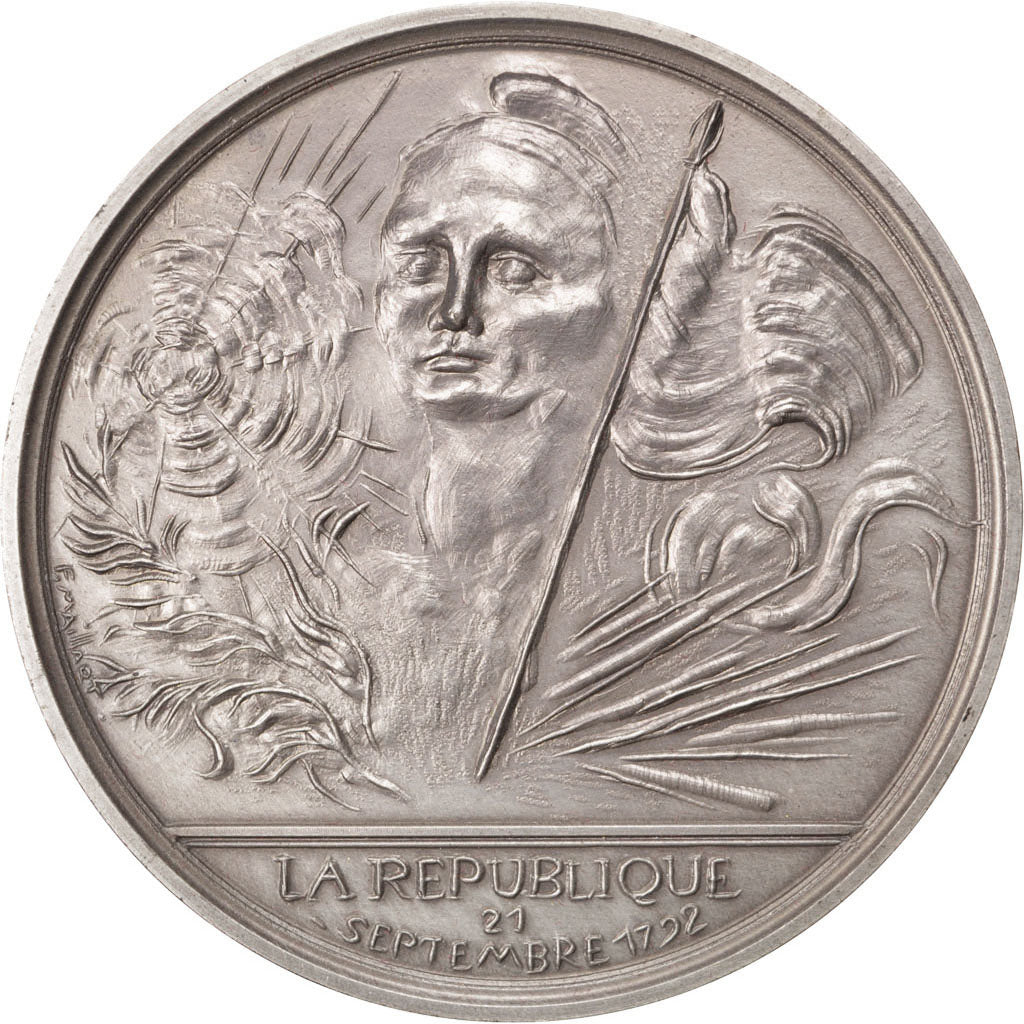France, Medal, French Fifth Republic, History, 1989, Maillart, SUP+, Bronze