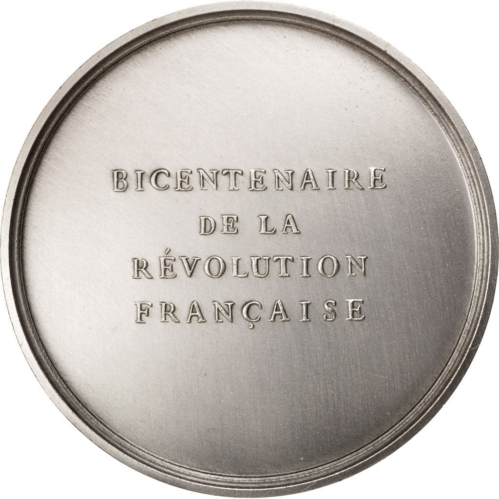 France, Medal, French Fifth Republic, History, 1989, Maillart, SUP+, Bronze