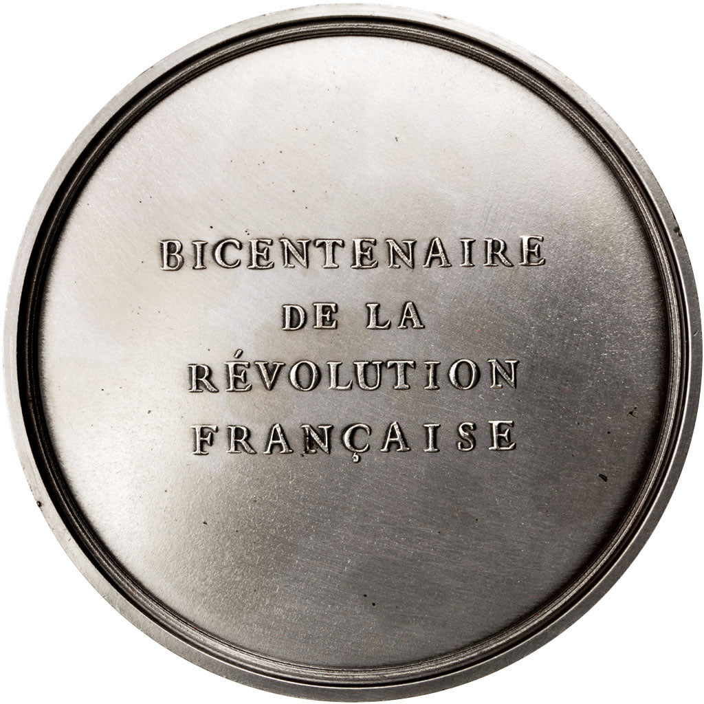 France, Medal, French Fifth Republic, History, 1988, Tschydin, MS(60-62), Bronze