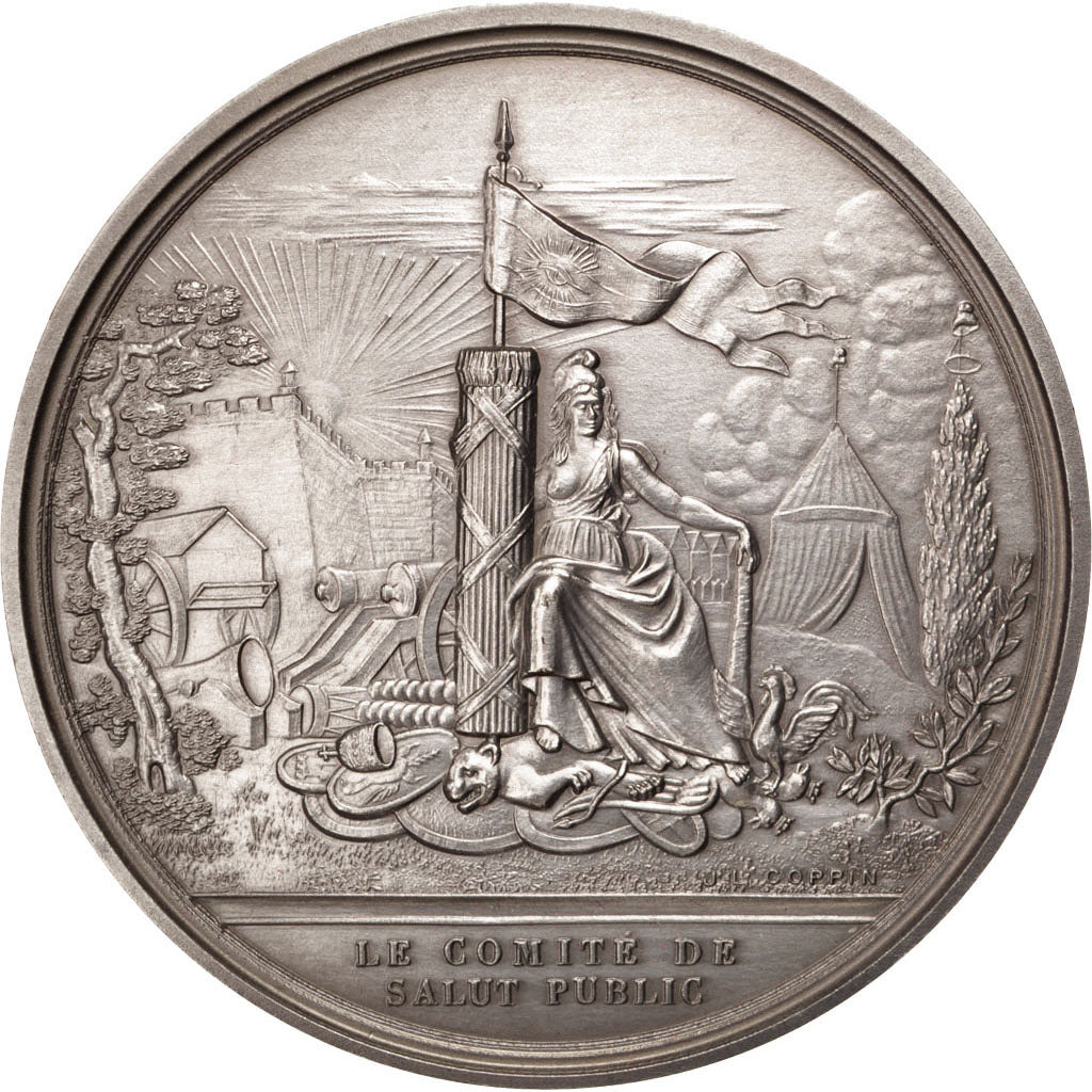 Francja, Medal, Piąta Republika Francuska, Historia, 1989, MS(60-62), Bronze