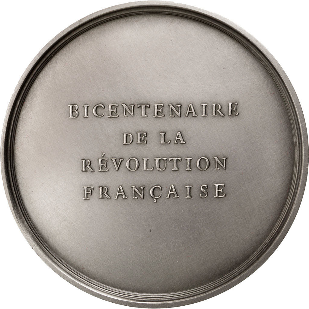 Francja, Medal, Piąta Republika Francuska, Historia, 1988, MS(60-62), Bronze