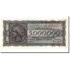 Banknote, Greece, 5,000,000 Drachmai, 1944-03-20, KM:128a, AU(55-58)