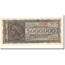 Banknot, Grecja, 5,000,000 Drachmai, 1944-03-20, KM:128b, AU(55-58)