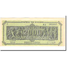 Billet, Grèce, 2,000,000,000 Drachmai, 1944-10-11, KM:133a, SPL