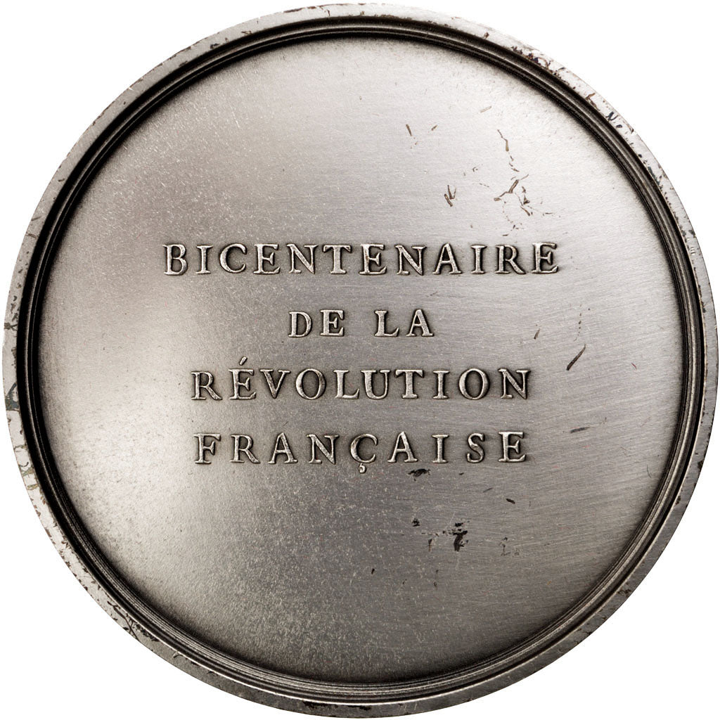 France, Medal, French Fifth Republic, History, 1988, Andrieu, MS(60-62), Bronze