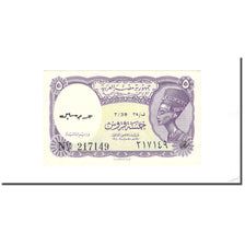 Banknote, Egypt, 5 Piastres, L.1940, KM:182e, AU(50-53)