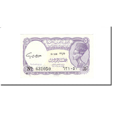 Biljet, Egypte, 5 Piastres, L.1940, KM:180e, SPL