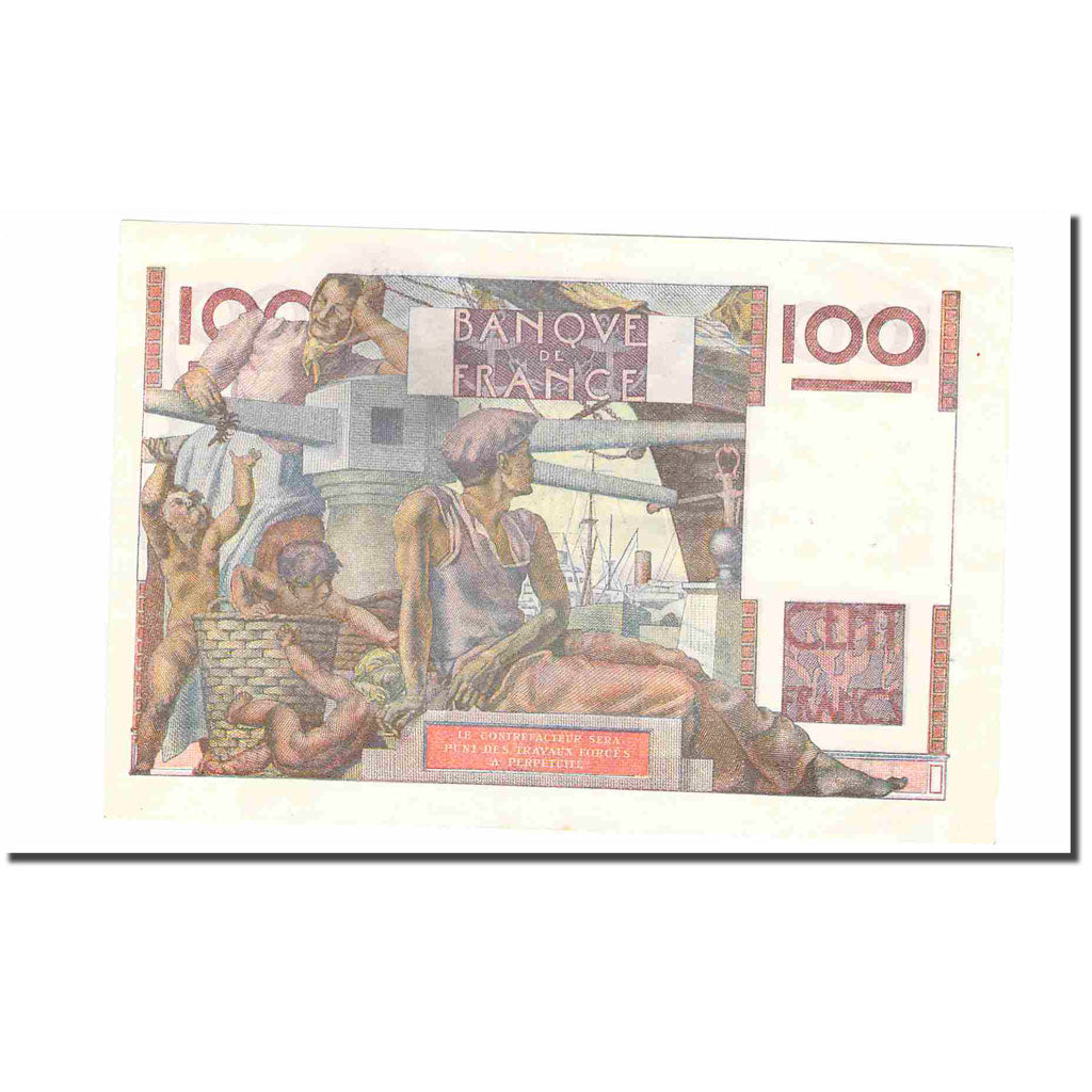 France, 100 Francs, Jeune Paysan, 1945, 1945-11-07, SUP, KM:128a
